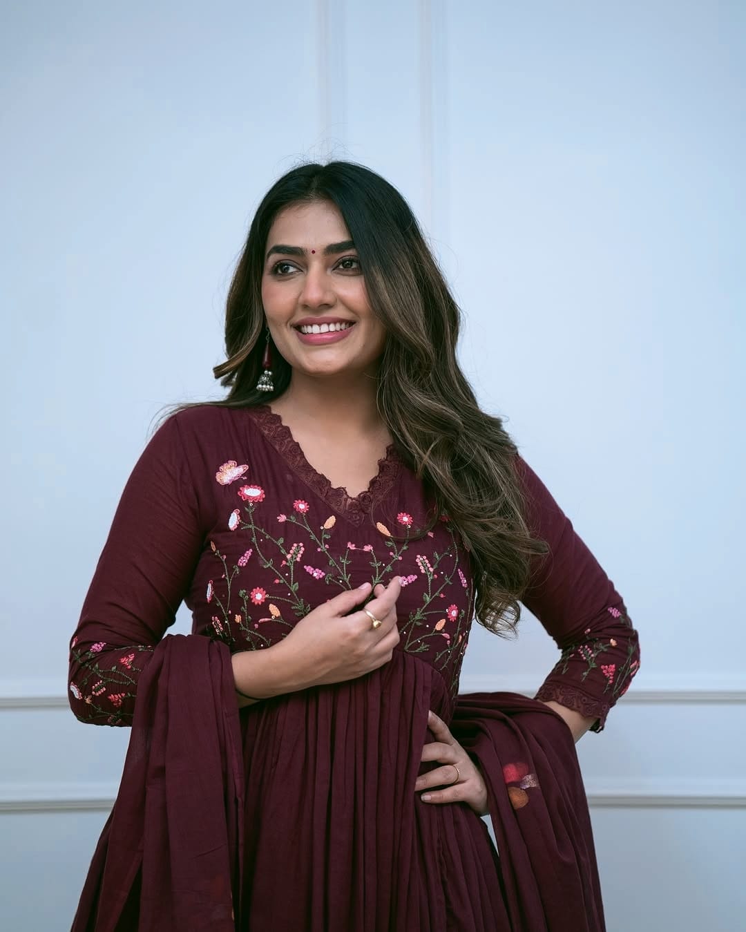 Biba Beautiful embroidery and sequence work Set For Women