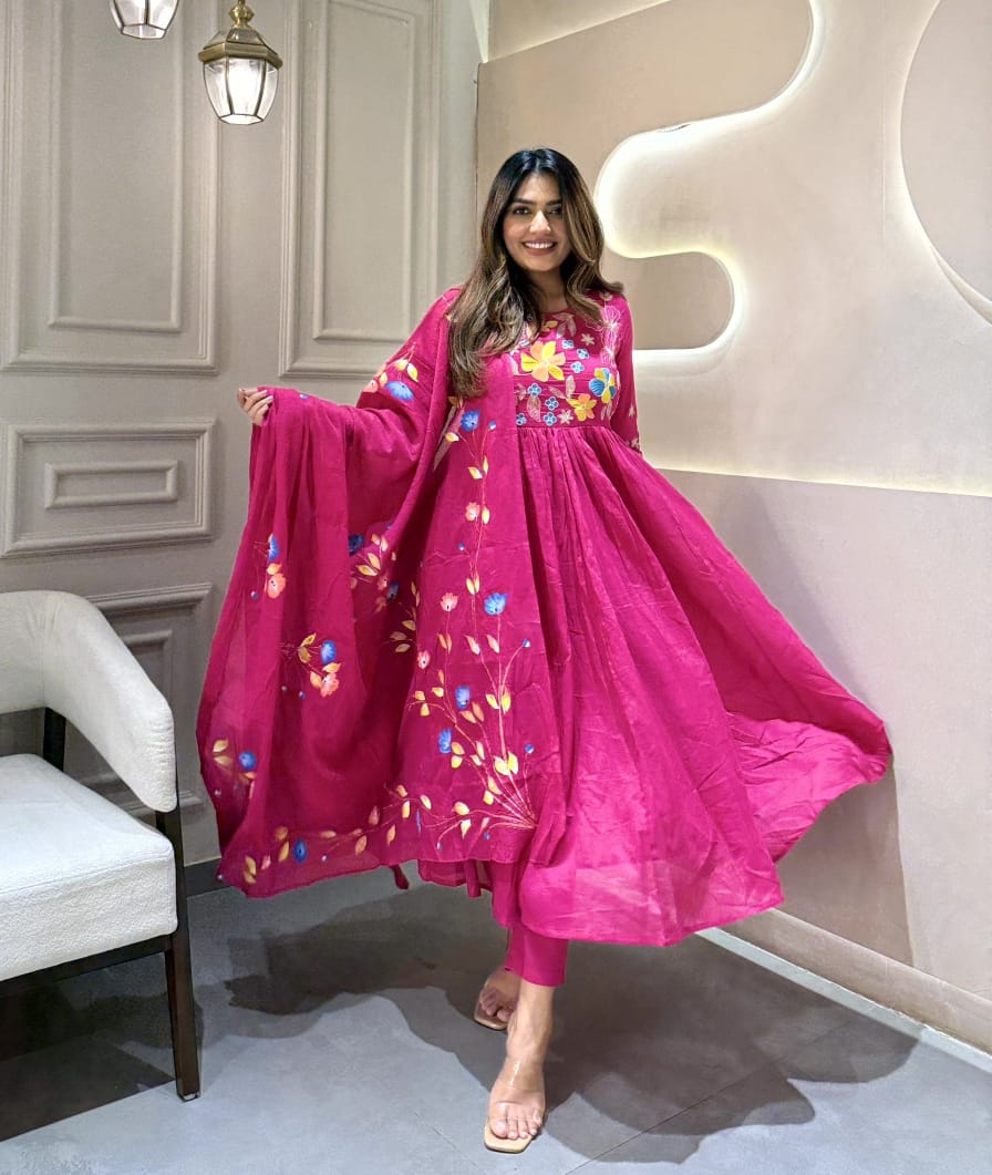 BIBA Suit Pant & Dupatta Set