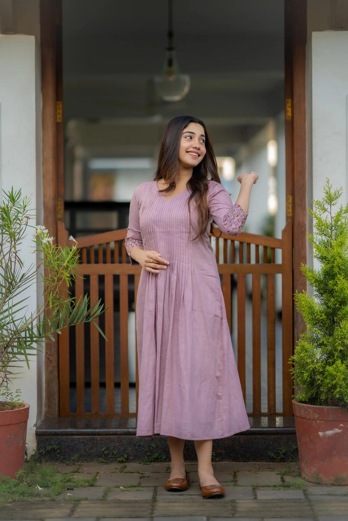 Biba Premium Cotton Anarkali Gown