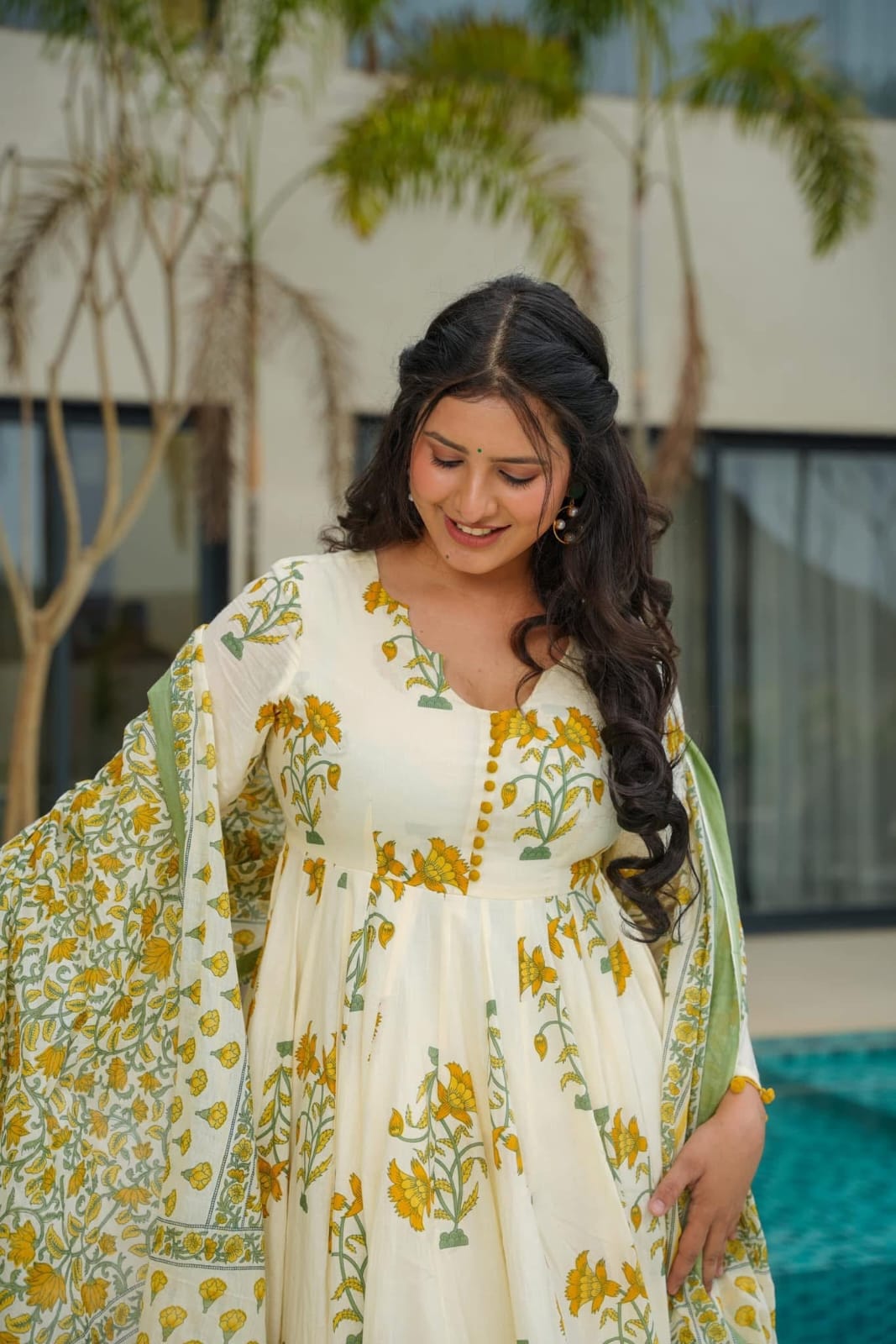 BIBA Vaidehi Cotton Suit Set