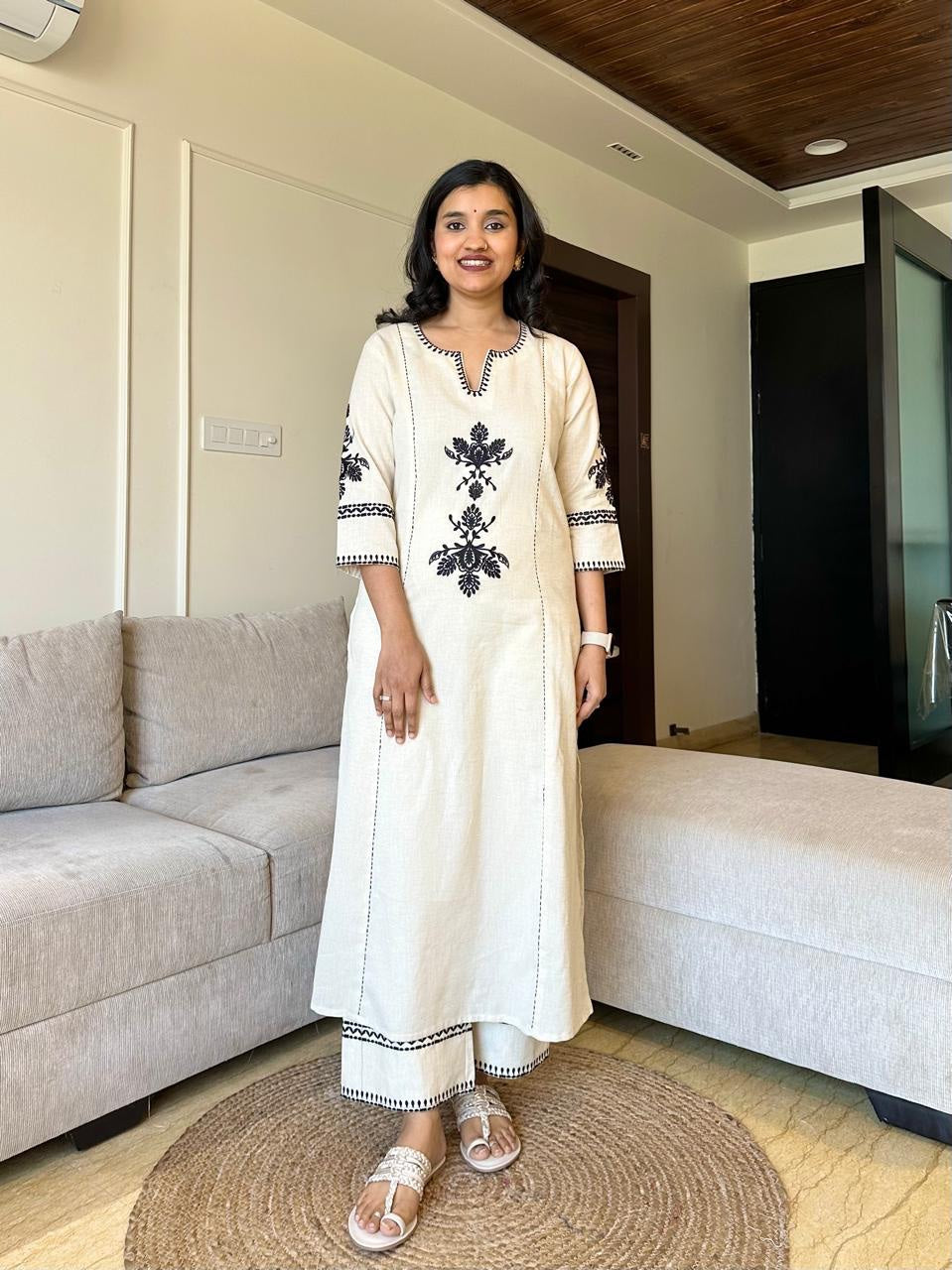Biba Gulista Embroidered Palazzo Set